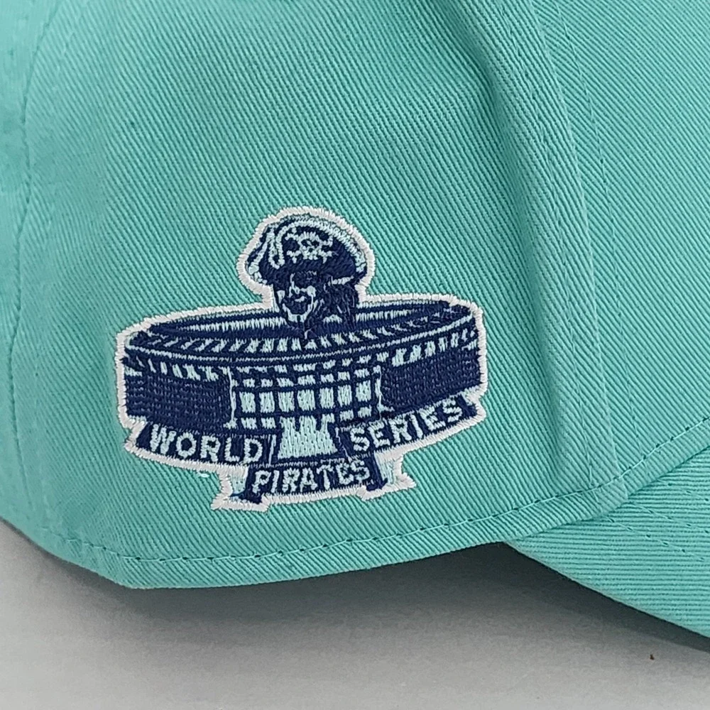 Pittsburgh Pirates WS Patch Hat Adult Mint Legend Sure Sho 47 Brand MVP Snapback